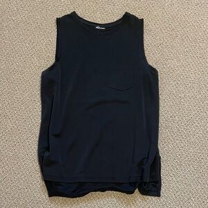 Women’s black sleeveless top